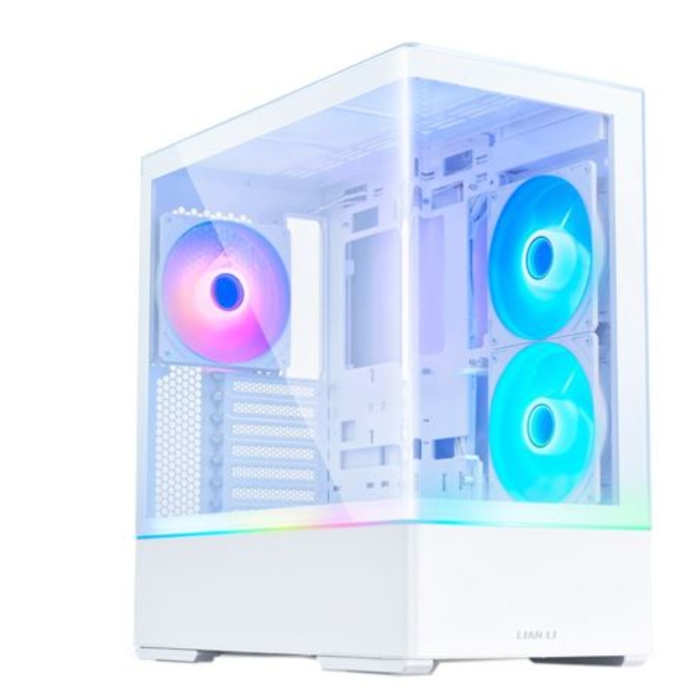 White RGB Gaming PC Case